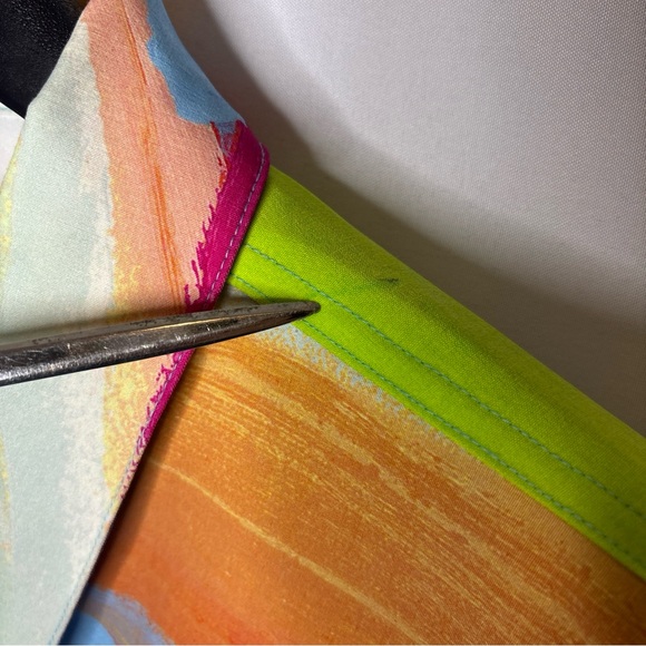 Colorful Abstract Women's Jacket - Picture 9 of 9